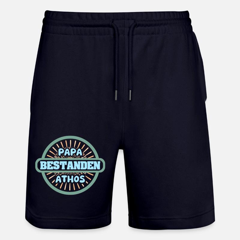 Athos comme nom - Short de jogging bio TRAINER Stanley/Stella unisexe - marine foncé