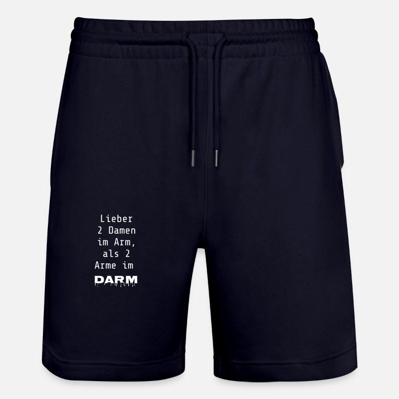 2 Arme - Stanley/Stella Unisex Bio Joggingshorts Trainer - Dark navy