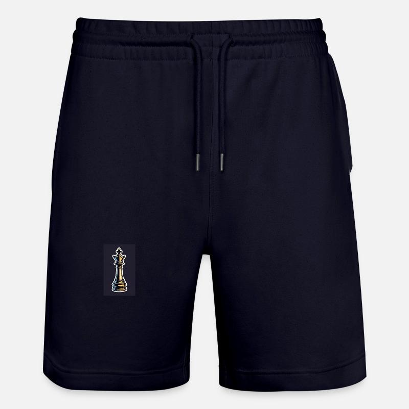 Échecs | Pièce d’échecs | Joueur d’échecs - Short de jogging bio TRAINER Stanley/Stella unisexe - marine foncé