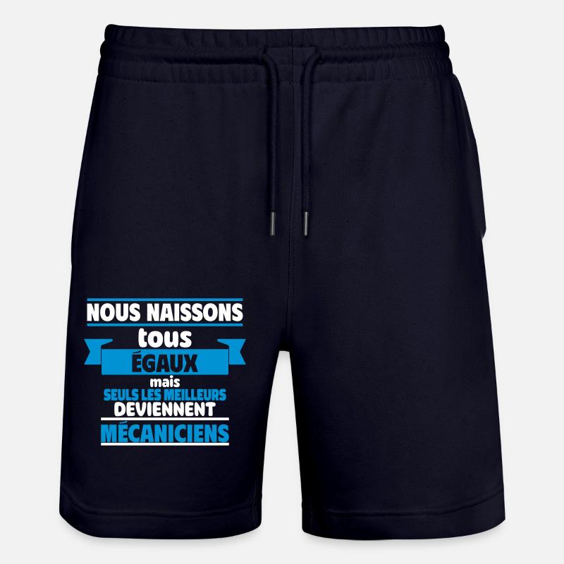 Les meilleurs mécaniciens - Short de jogging bio TRAINER Stanley/Stella unisexe - marine foncé