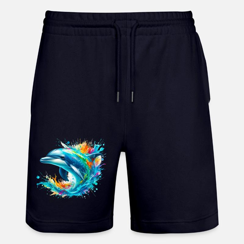 Dauphin - Short de jogging bio TRAINER Stanley/Stella unisexe - marine foncé