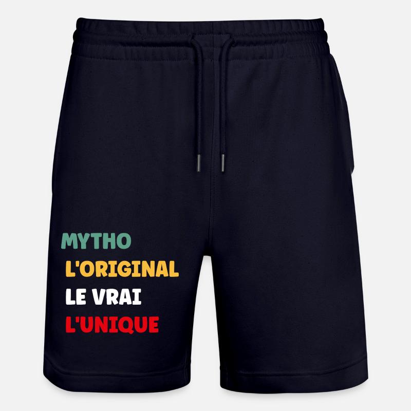 Mytho Original Unique Tee - Short de jogging bio TRAINER Stanley/Stella unisexe - marine foncé