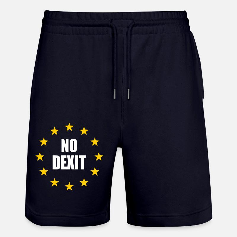 No dexit - Stanley/Stella Trainer Unisex Organic Jogging Shorts - dark navy