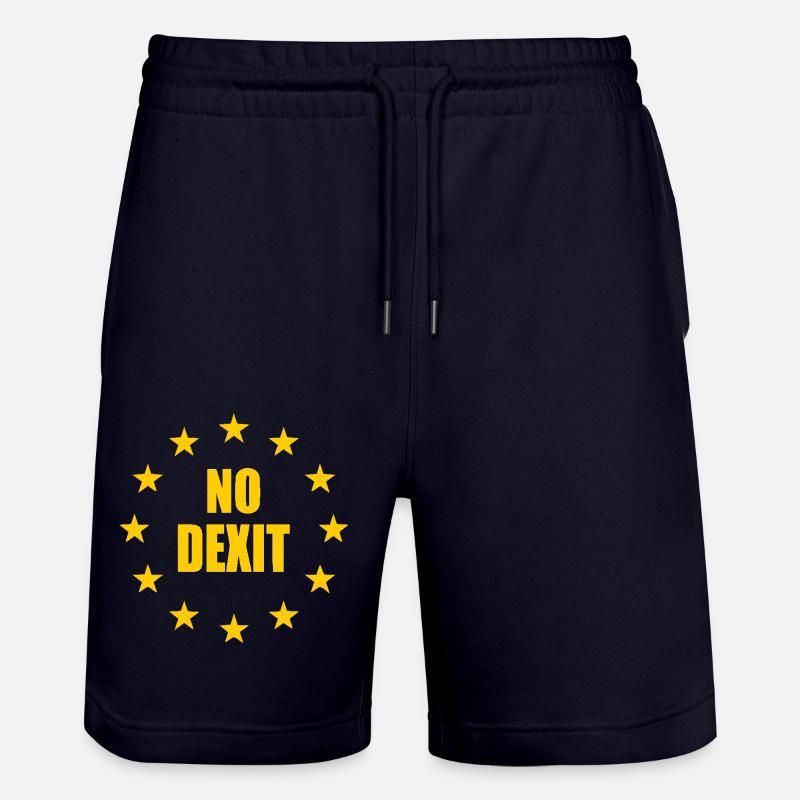 No dexit - Stanley/Stella Trainer Unisex Organic Jogging Shorts - dark navy