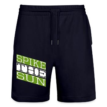 geek beach volleyball skills - Stanley/Stella Unisex Bio Joggingshorts Trainer  - Dark navy - Vorne - Nik (191cm) & Marisol (170cm)