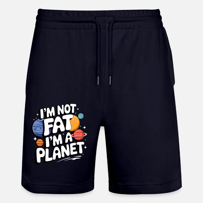 Planète Système solaire Astronomie Espace - Short de jogging bio TRAINER Stanley/Stella unisexe - marine foncé