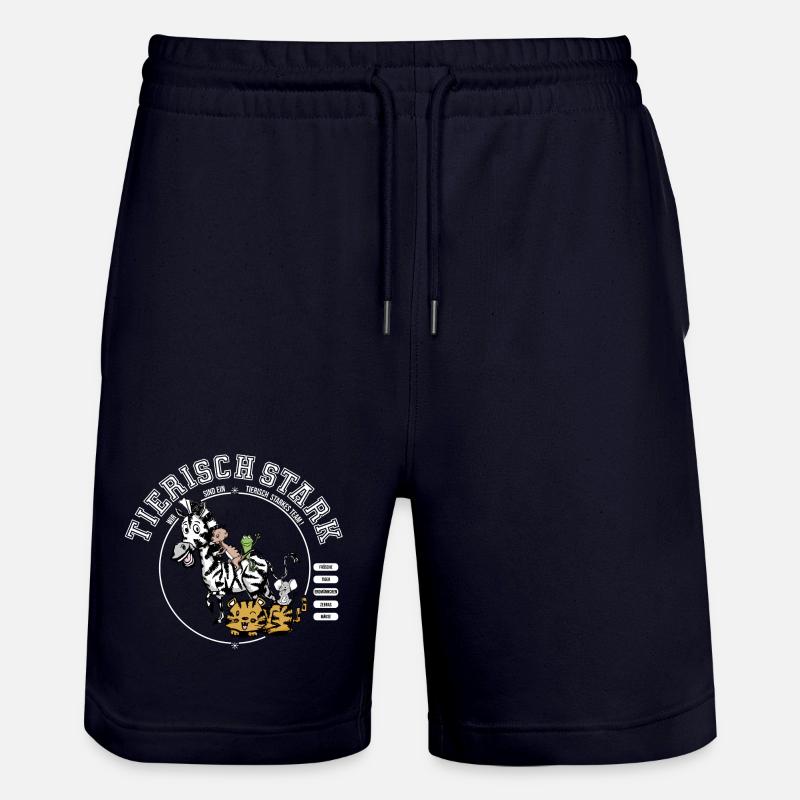 Forte en équipe - Short de jogging bio TRAINER Stanley/Stella unisexe - marine foncé