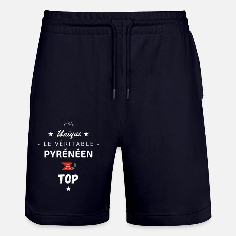 Le véritable pyrénéen au top - Short de jogging bio TRAINER Stanley/Stella unisexe - marine foncé
