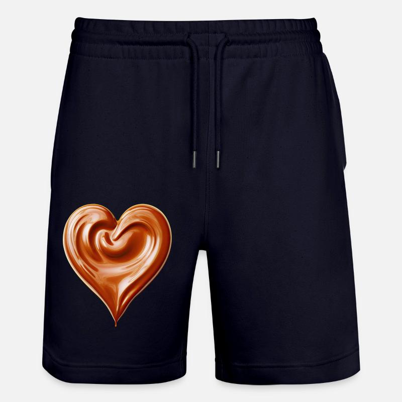J’aime ... Choco - Short de jogging bio TRAINER Stanley/Stella unisexe - marine foncé