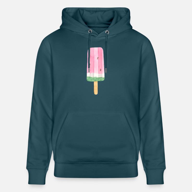 Glace pastèque - Sweat à capuche bio CRUISER Stanley/Stella Unisexe - bleu pétrole foncé