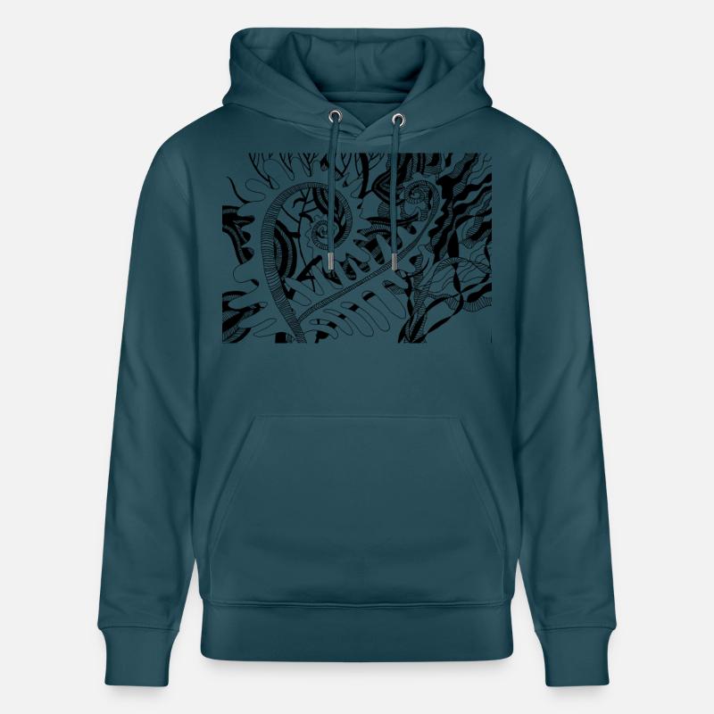 Fougère - Sweat à capuche bio CRUISER Stanley/Stella Unisexe - bleu pétrole foncé