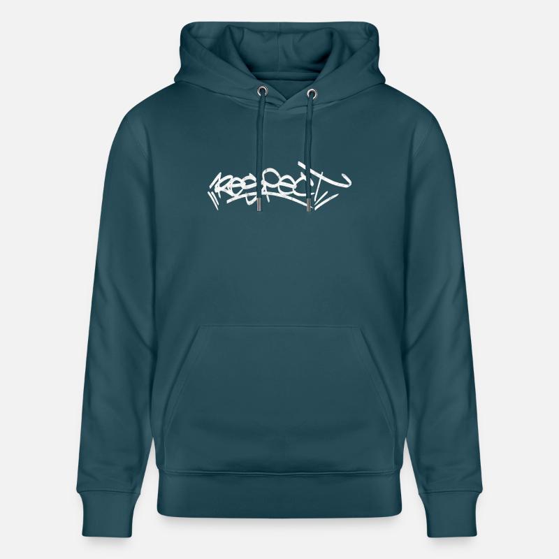 respecter le jour du graffiti - Sweat à capuche bio CRUISER Stanley/Stella Unisexe - bleu pétrole foncé