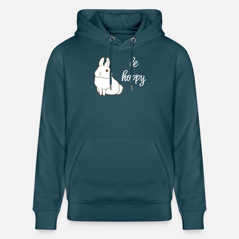 Lapins - Lapin - Lapins - Hoppeln - Sweat à capuche bio CRUISER Stanley/Stella Unisexe - bleu pétrole foncé