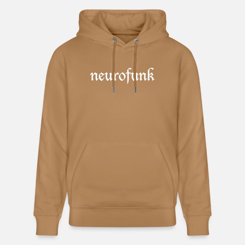 neurofunk blanc - Sweat à capuche bio CRUISER Stanley/Stella Unisexe - caramel 