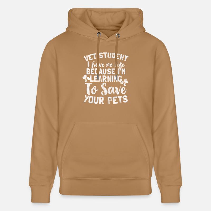 Angehender Tierarzt oder Tierärztin - Geschenk - Stanley/Stella Unisex Bio-Hoodie CRUISER  - Karamell 
