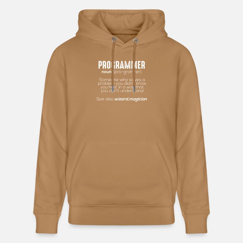 Signification drôle programmeur - Sweat à capuche bio CRUISER Stanley/Stella Unisexe - caramel 