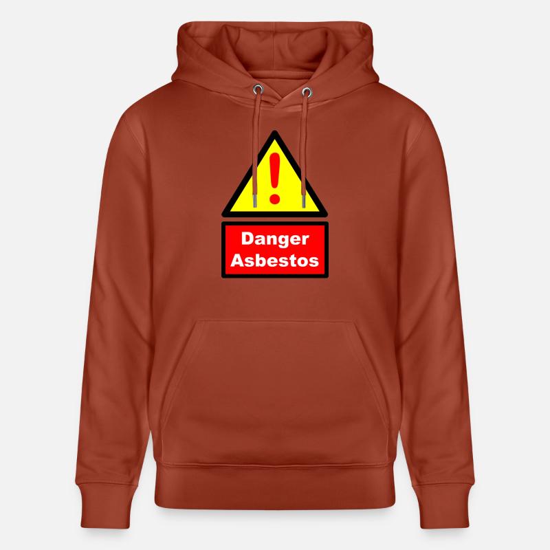De l’amiante ! Cadeau d’idée - Sweat à capuche bio CRUISER Stanley/Stella Unisexe - terracotta