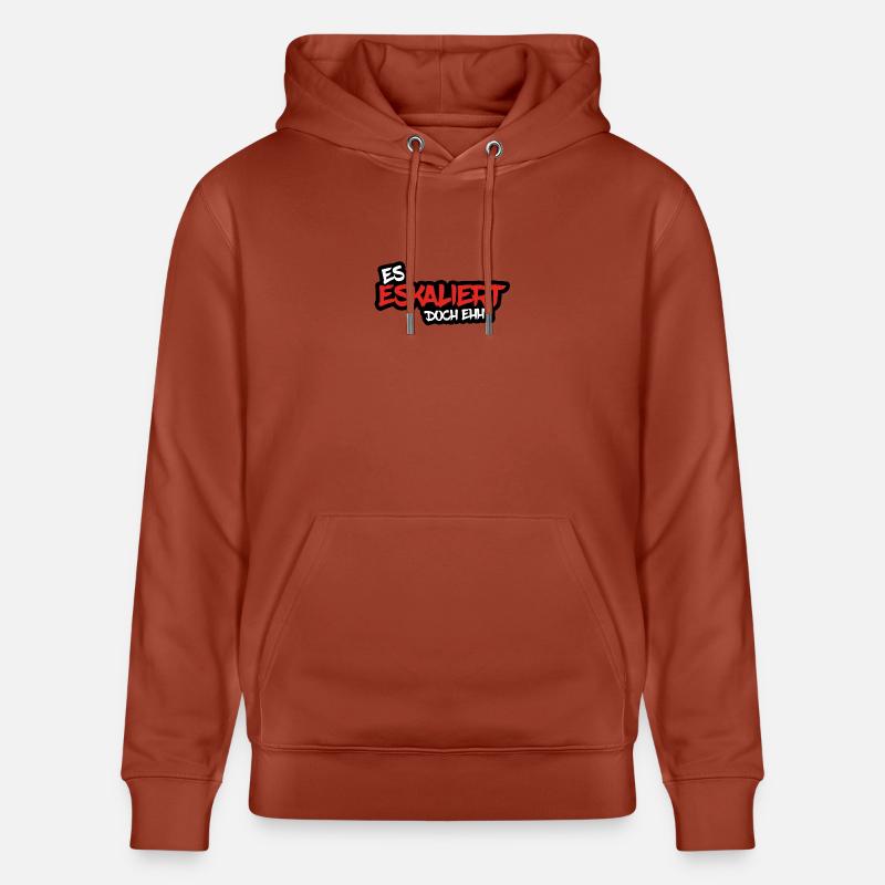 Il dégénère ehh MAIS! - Sweat à capuche bio CRUISER Stanley/Stella Unisexe - terracotta