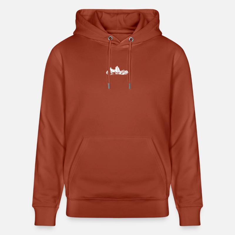 The Fitz Roy (White) - Sweat à capuche bio CRUISER Stanley/Stella Unisexe - terracotta