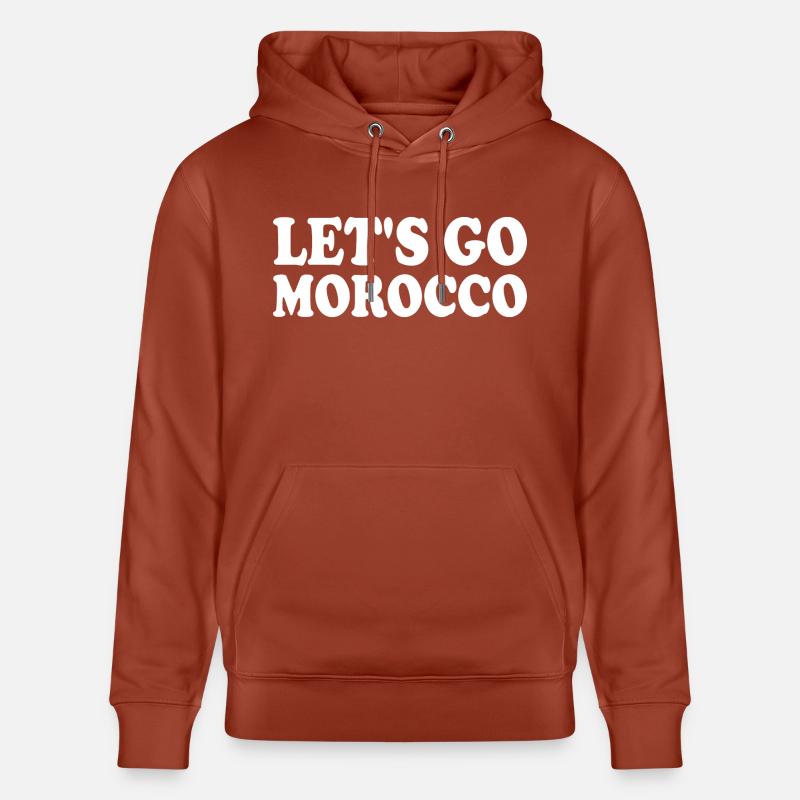 Maroc - Sweat à capuche bio CRUISER Stanley/Stella Unisexe - terracotta