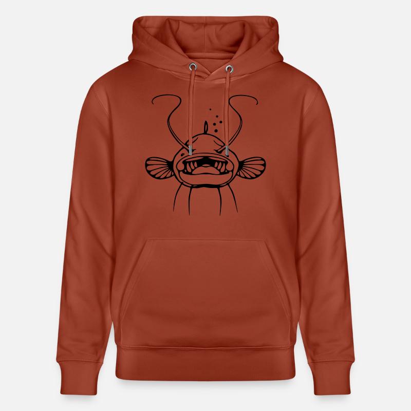 poisson-chat - Sweat à capuche bio CRUISER Stanley/Stella Unisexe - terracotta