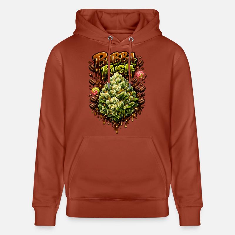 Graffiti Bubba Kush Imprimé - Sweat à capuche bio CRUISER Stanley/Stella Unisexe - terracotta