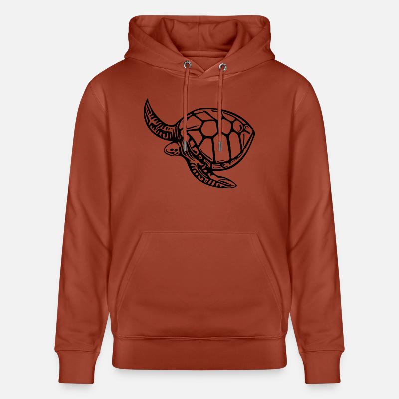 Schildkröte - Stanley/Stella Unisex Bio-Hoodie CRUISER  - Terrakotta
