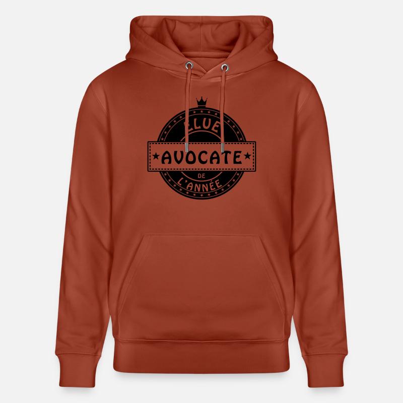 elue avocate de l'année - Sweat à capuche bio CRUISER Stanley/Stella Unisexe - terracotta