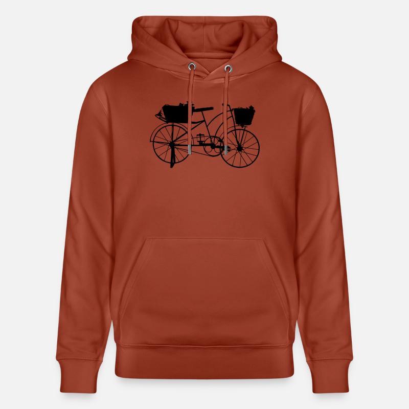 vélo oldschool - Sweat à capuche bio CRUISER Stanley/Stella Unisexe - terracotta