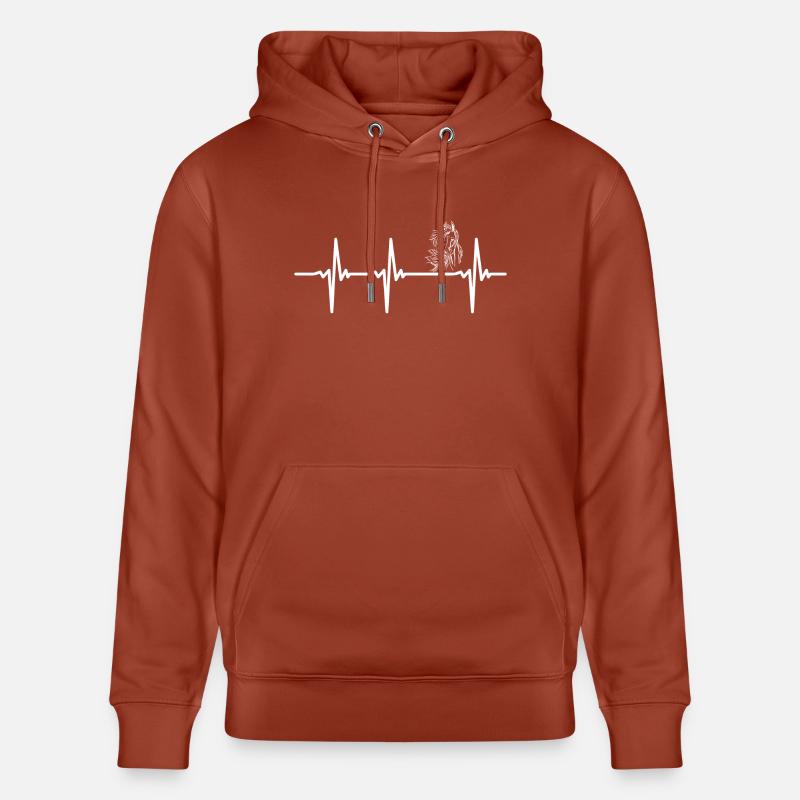 Cheval sauvage - Sweat à capuche bio CRUISER Stanley/Stella Unisexe - terracotta