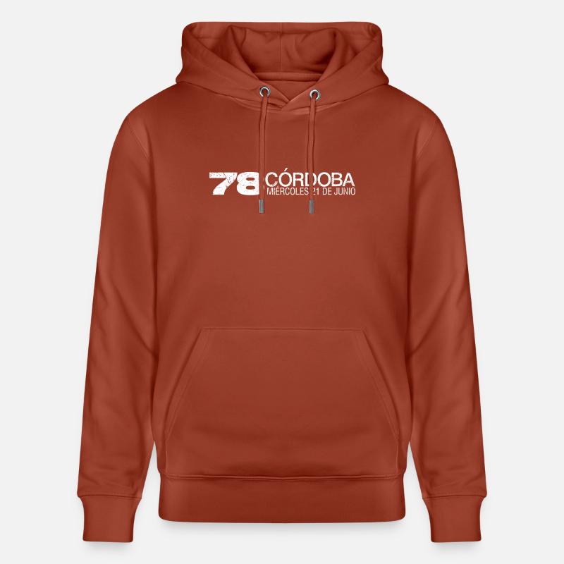 78 Cordoba (à l'ancienne de blanc) - Sweat à capuche bio CRUISER Stanley/Stella Unisexe - terracotta
