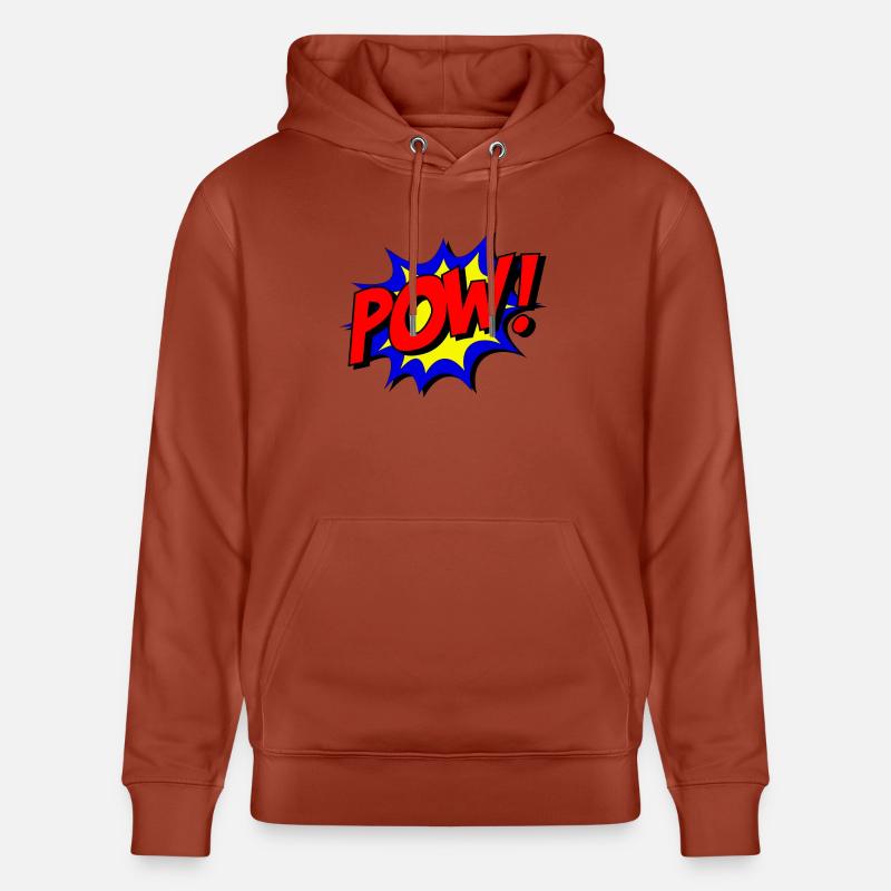 POW Design Superheld - Sweat à capuche bio CRUISER Stanley/Stella Unisexe - terracotta