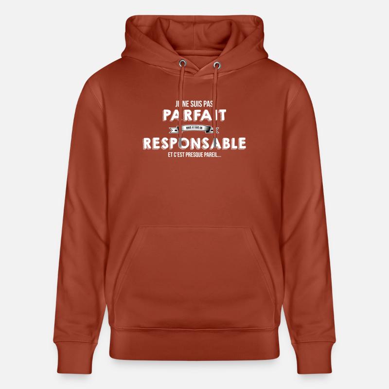 Responsable - Sweat à capuche bio CRUISER Stanley/Stella Unisexe - terracotta
