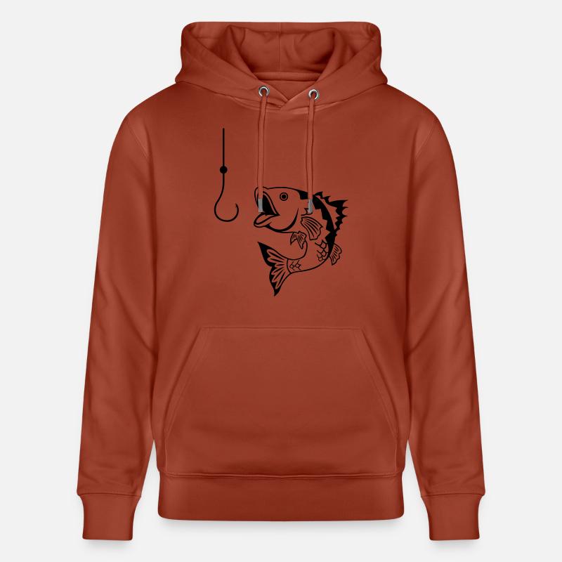 poisson - Sweat à capuche bio CRUISER Stanley/Stella Unisexe - terracotta