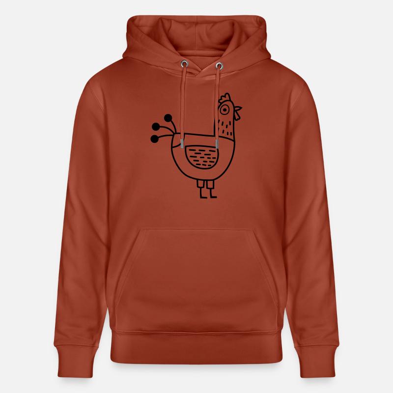 poulet - Sweat à capuche bio CRUISER Stanley/Stella Unisexe - terracotta