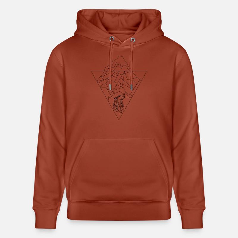 Mount-Wolf - Sweat à capuche bio CRUISER Stanley/Stella Unisexe - terracotta