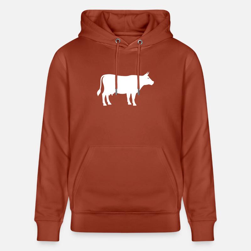 vaches - Sweat à capuche bio CRUISER Stanley/Stella Unisexe - terracotta