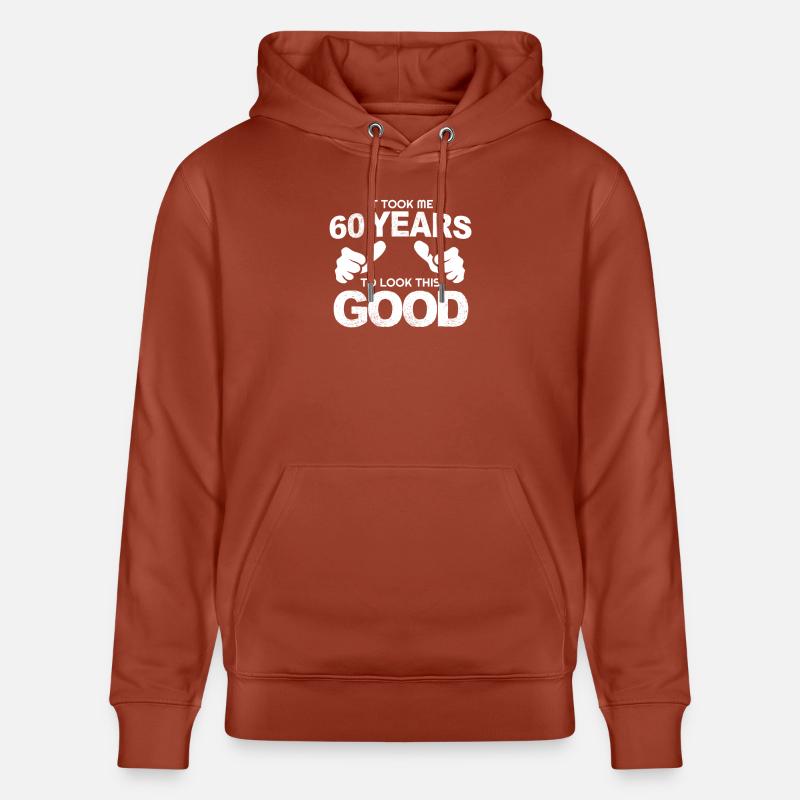 60 ans 60e anniversaire - Sweat à capuche bio CRUISER Stanley/Stella Unisexe - terracotta