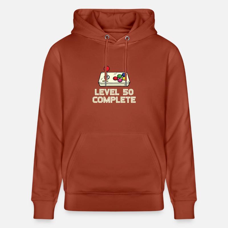 Niveau 50 complet - Sweat à capuche bio CRUISER Stanley/Stella Unisexe - terracotta