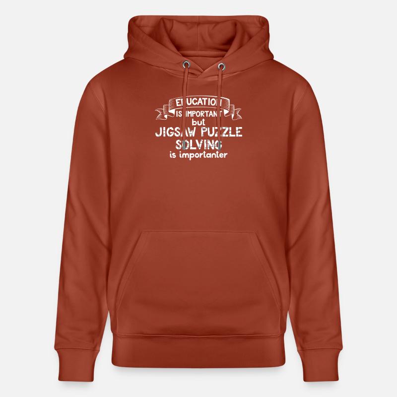 Jigsaw Puzzle - Puzzles - Puzzle - Éducation - Sweat à capuche bio CRUISER Stanley/Stella Unisexe - terracotta