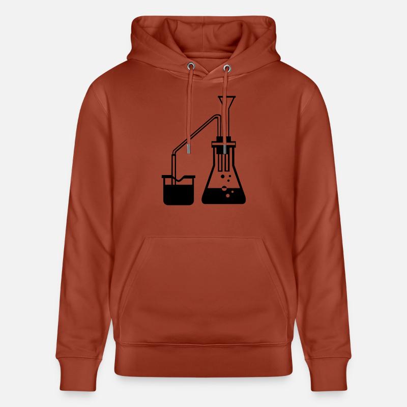 Chemie Experiment Geschenkidee Substanz mischen - Sweat à capuche bio CRUISER Stanley/Stella Unisexe - terracotta
