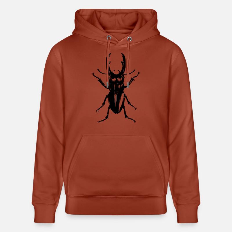 Hirschkaefer - Sweat à capuche bio CRUISER Stanley/Stella Unisexe - terracotta