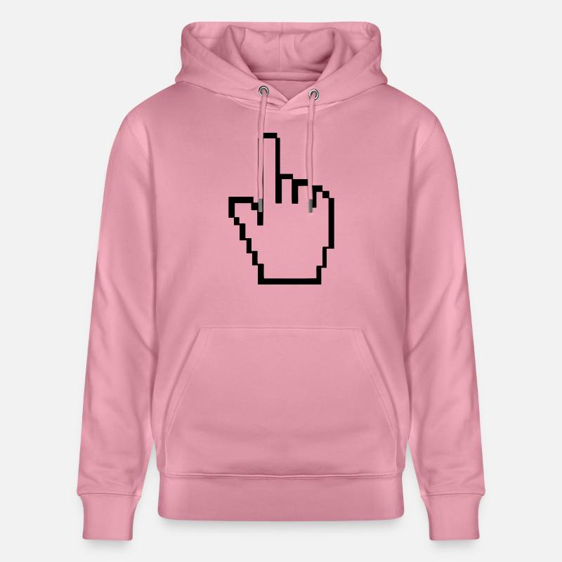 computer_hand - Sweat à capuche bio CRUISER Stanley/Stella Unisexe - lilas onirique