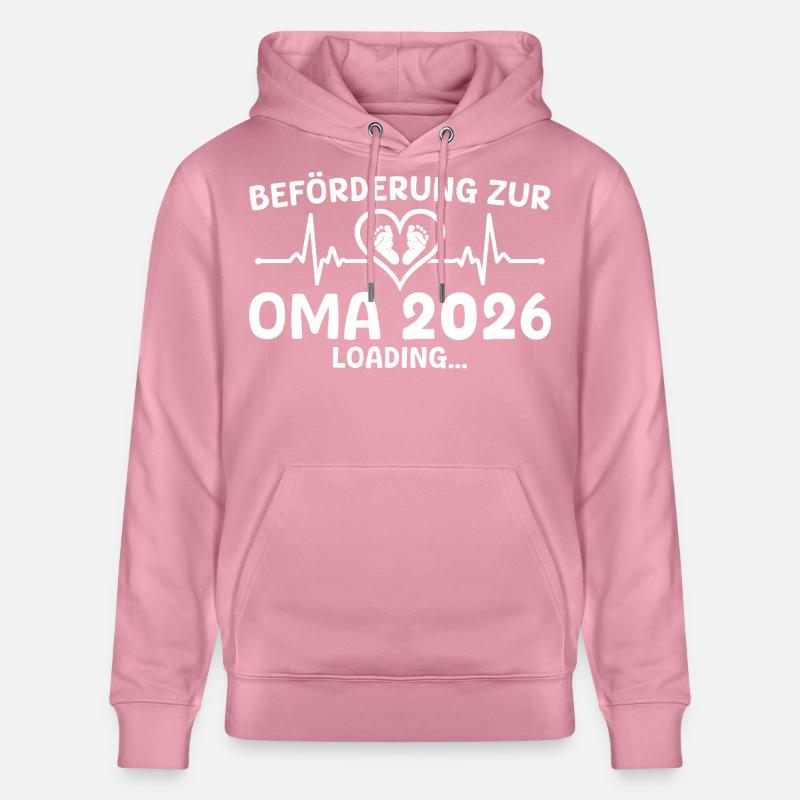Werdende Oma 2026 loading - Großmutter - Stanley/Stella Unisex Bio-Hoodie CRUISER  - Lila Traum