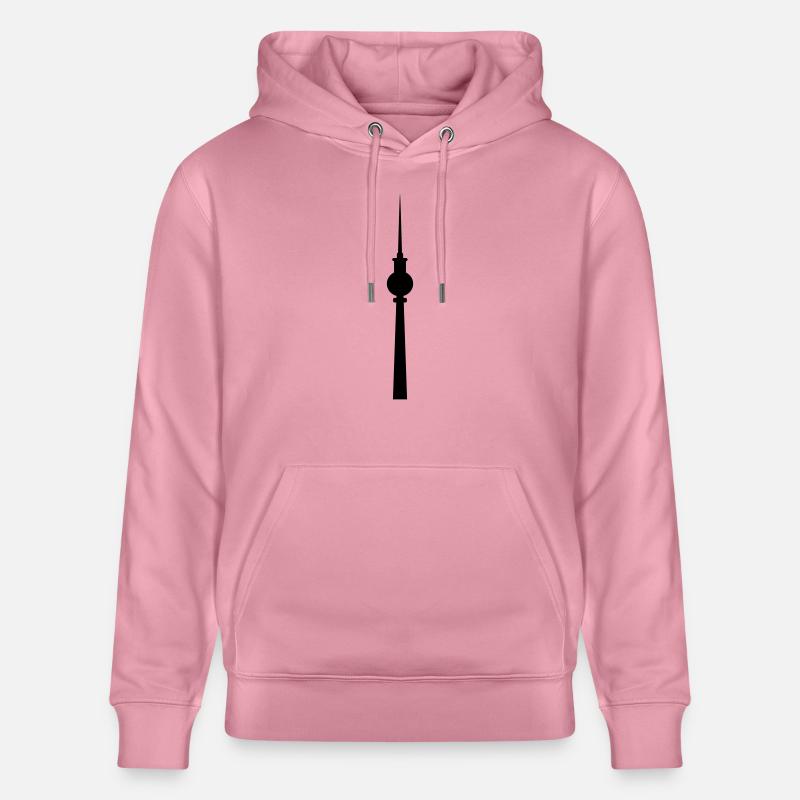 fernsehturm_2 - Sweat à capuche bio CRUISER Stanley/Stella Unisexe - lilas onirique