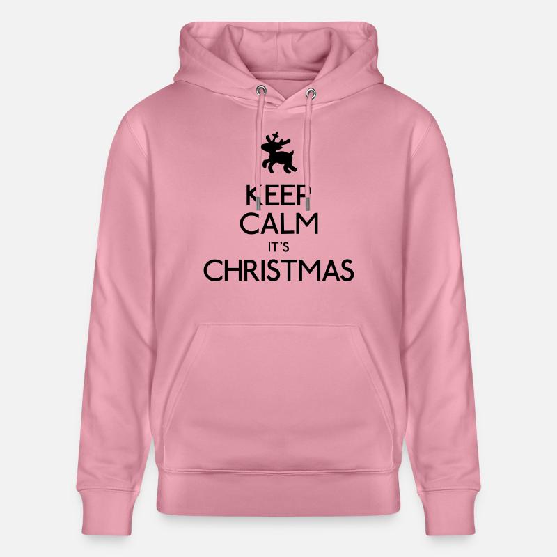 keep calm christmas - Sweat à capuche bio CRUISER Stanley/Stella Unisexe - lilas onirique