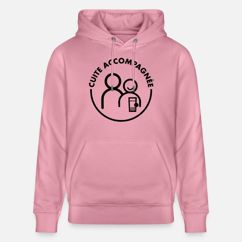 Cuite Accompagnée v2 (1c) - Sweat à capuche bio CRUISER Stanley/Stella Unisexe - lilas onirique