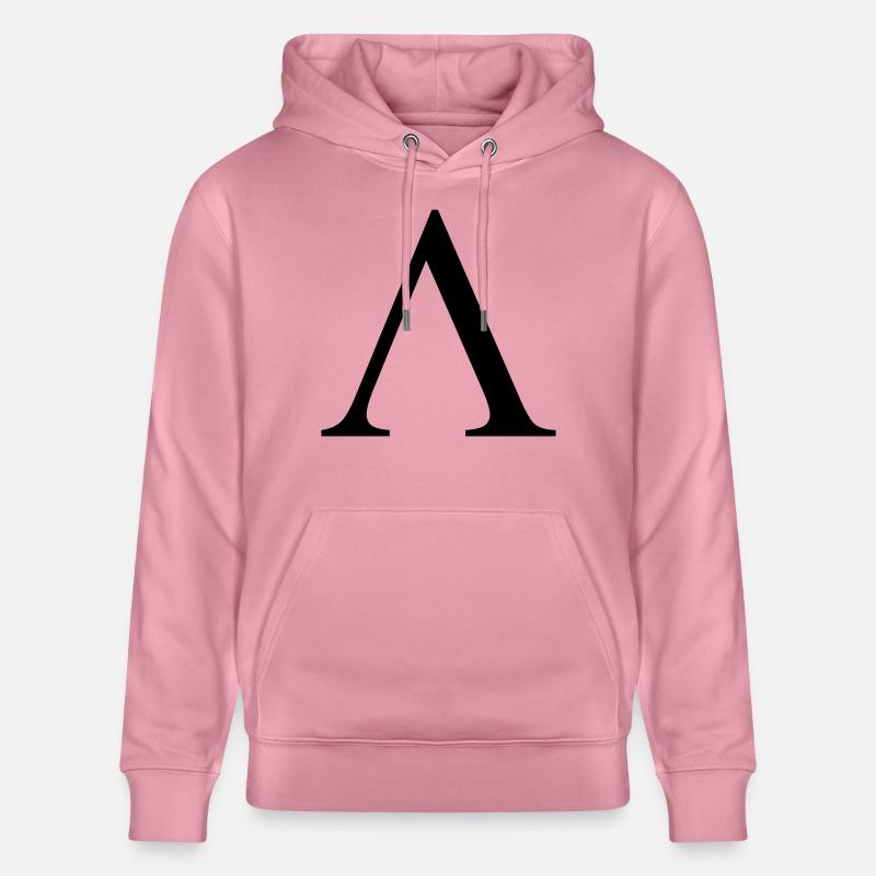 lambda greek - Sweat à capuche bio CRUISER Stanley/Stella Unisexe - lilas onirique