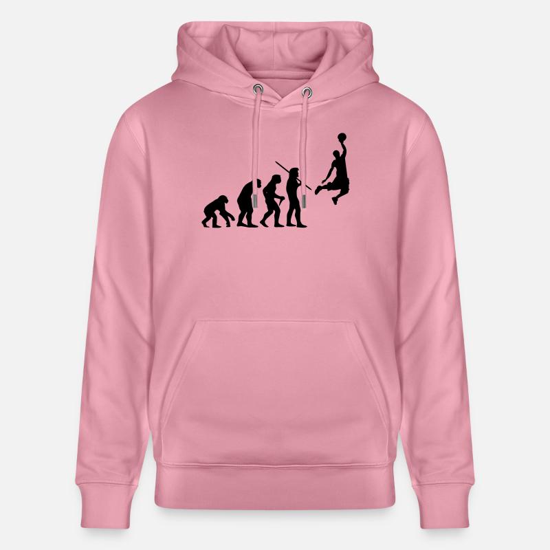 Evolution de basket-ball - Sweat à capuche bio CRUISER Stanley/Stella Unisexe - lilas onirique