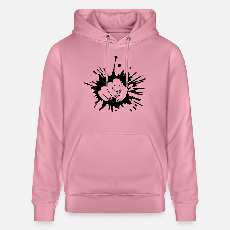 Déposer une goutte de main - Sweat à capuche bio CRUISER Stanley/Stella Unisexe - lilas onirique